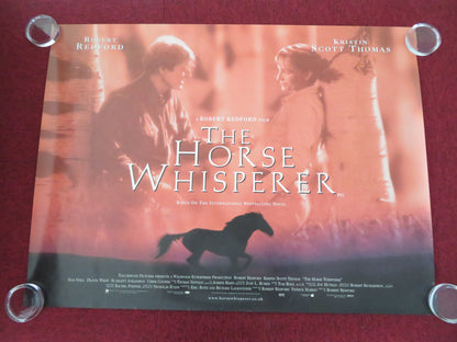 The Horse Whisperer UK Quad Rolled Poster Robert Redford Sam Neill 1998