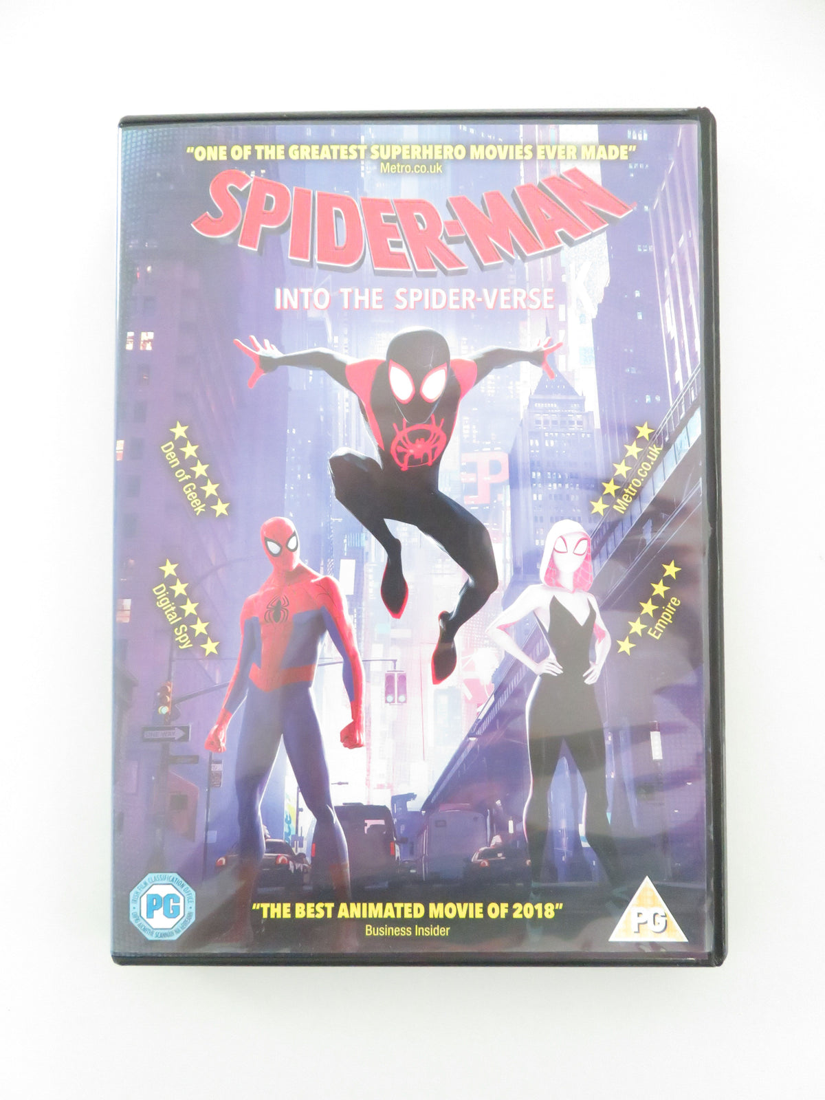 Spider-Man: Into the Spider-Verse (DVD) Marvel Shameik Moore 2018 Region 2