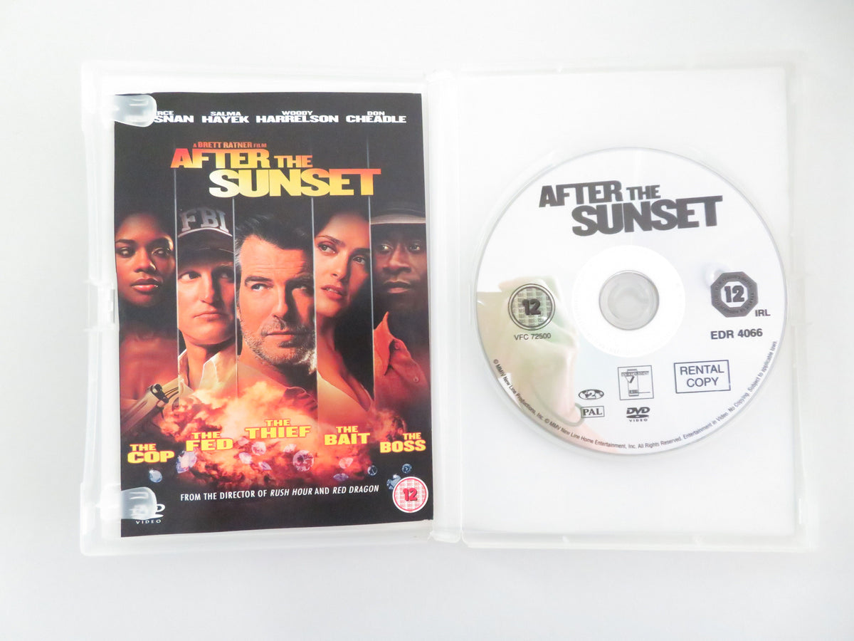 After the Sunset (DVD) Pierce Brosnan Salma Hayek Woody Harrelson 2004 Region 2