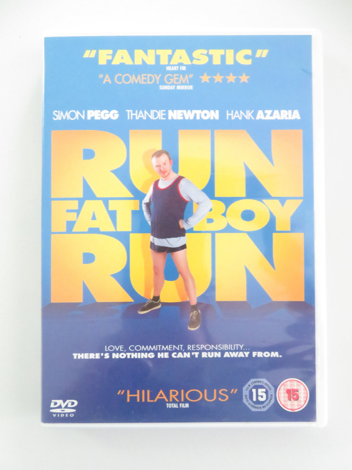 Run Fatboy Run (DVD) Simon Pegg Thandiwe Newton Hank Azaria 2007 Region 2