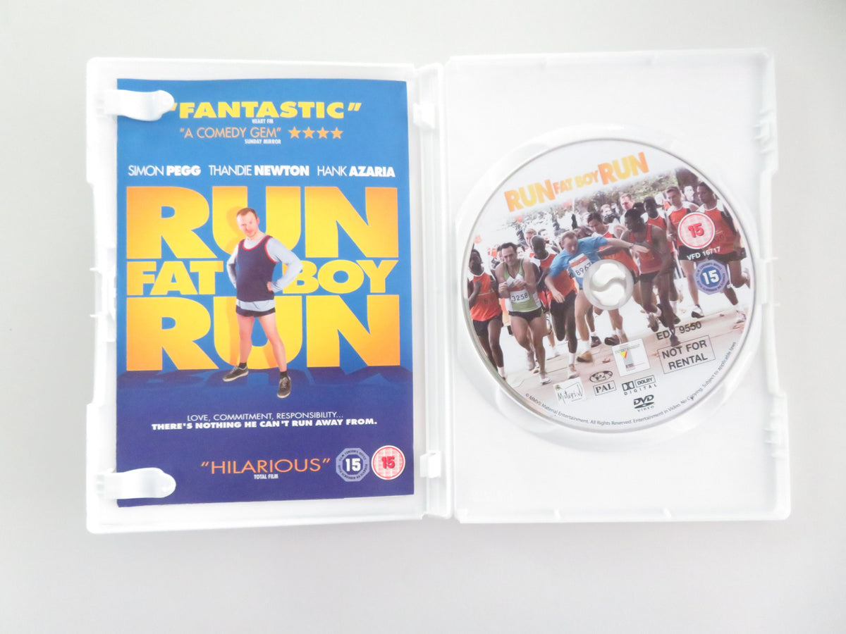 Run Fatboy Run (DVD) Simon Pegg Thandiwe Newton Hank Azaria 2007 Region 2