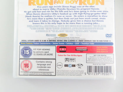 Run Fatboy Run (DVD) Simon Pegg Thandiwe Newton Hank Azaria 2007 Region 2