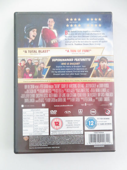 Shazam! (DVD) DC Zachary Levi Mark Strong Asher Angel 2019 Region 2
