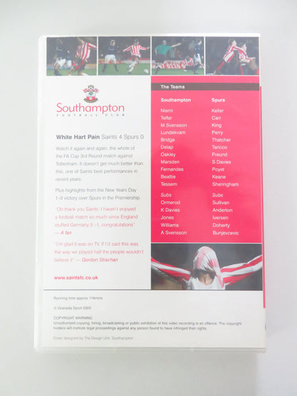 White Hart Pain Saints 4 Spurs 0 (DVD) Southampton Football Club 2003