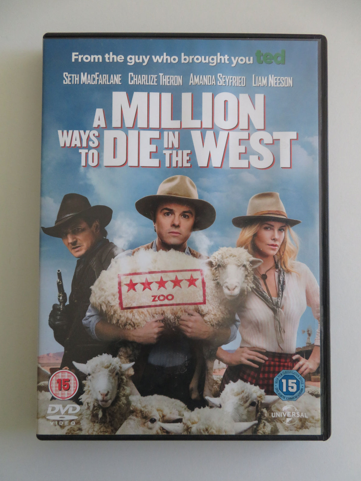 A Million Ways to Die in the West (DVD) Seth MacFarlane 2014 Region 2, 4, 5