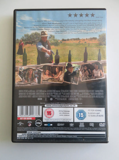 A Million Ways to Die in the West (DVD) Seth MacFarlane 2014 Region 2, 4, 5