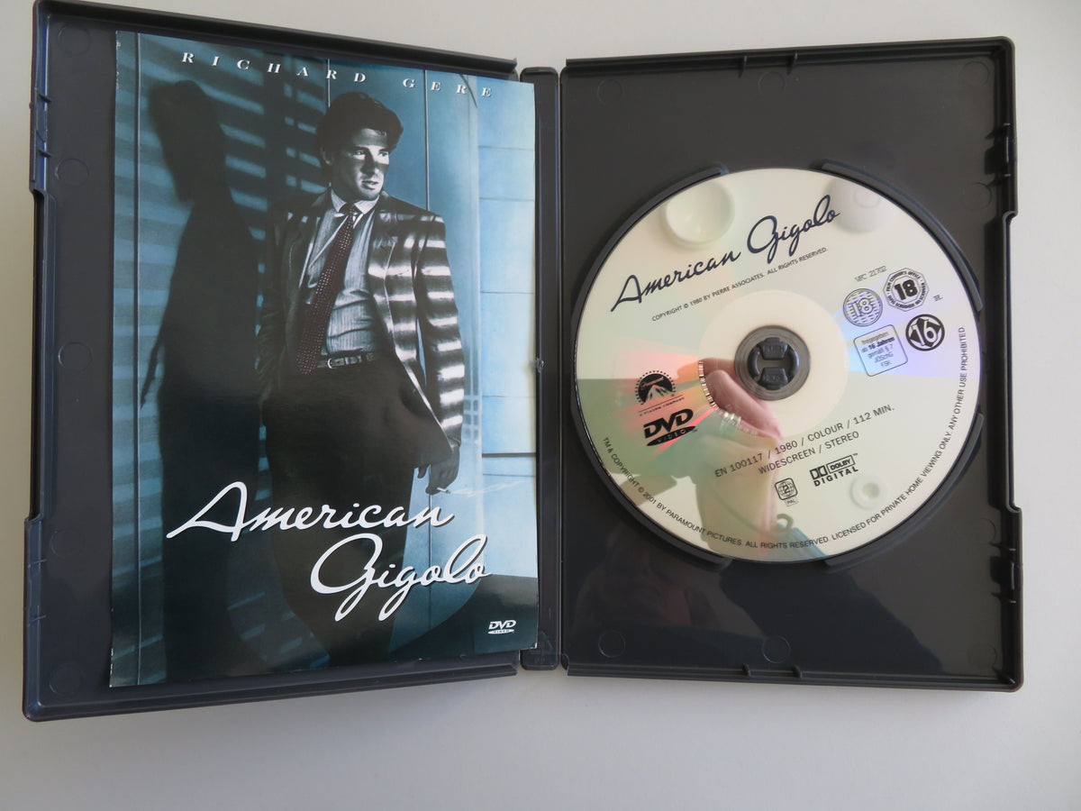 American Gigolo (DVD) Richard Gere Lauren Hutton Hector Elizondo 1980 Region 2