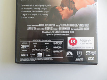 American Gigolo (DVD) Richard Gere Lauren Hutton Hector Elizondo 1980 Region 2