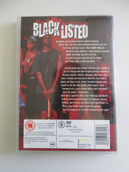 Black Listed (DVD) Robert Townsend Harry Lennix Vanessa Williams 2003 Region 2