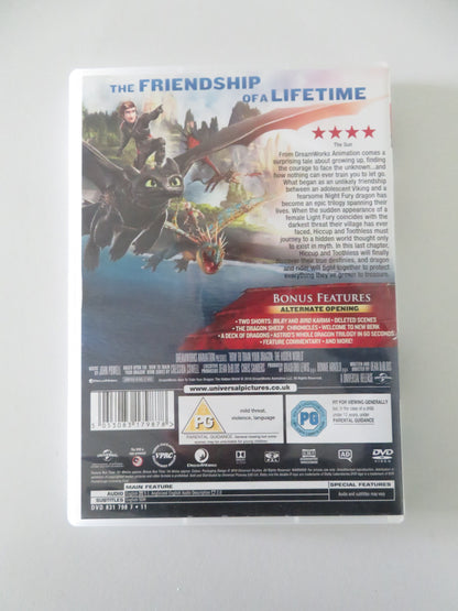 How to Train Your Dragon: The Hidden World (DVD) Jay Baruchel 2019 Region 2