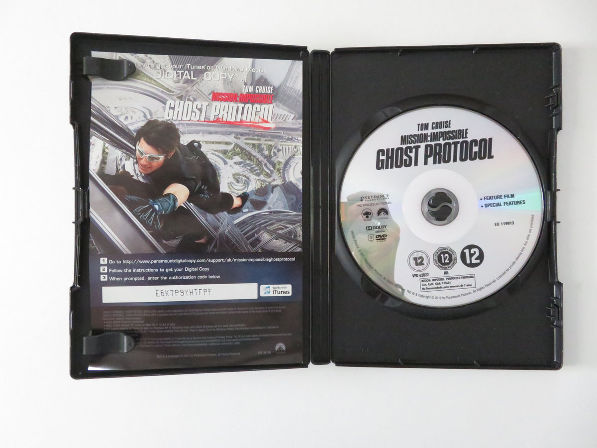 Mission: Impossible - Ghost Protocol (DVD) Tom Cruise 2011 Region 2