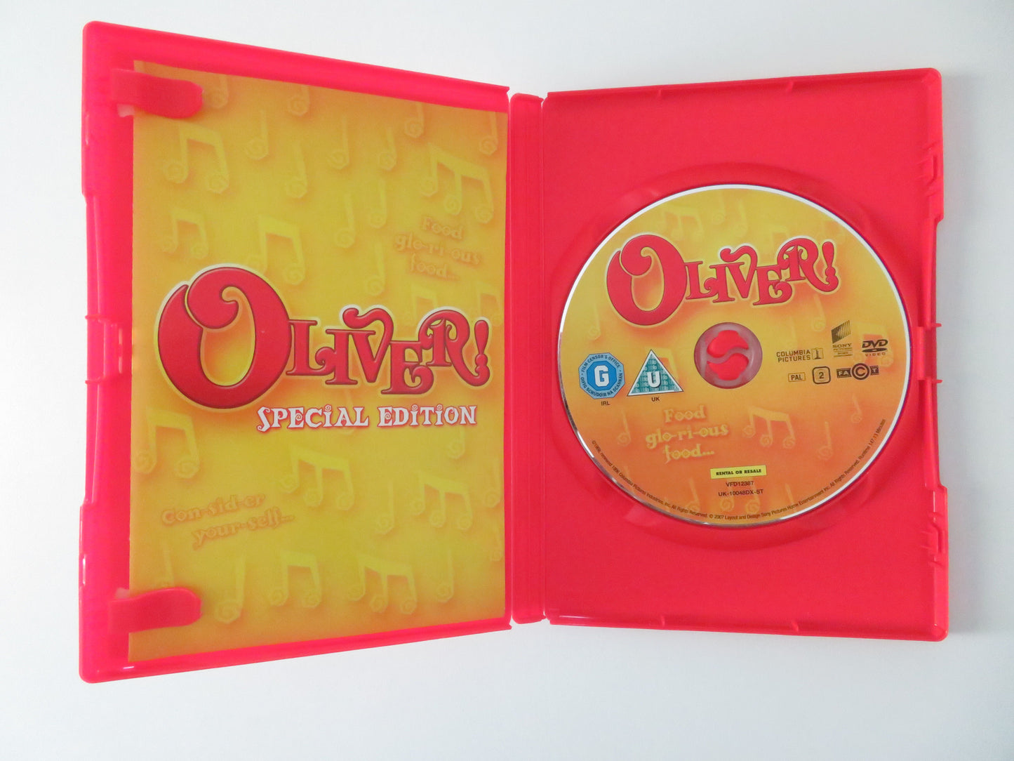 Oliver! - Special Edition (DVD) Mark Lester Ron Moody Oliver Reed 1968 Region 2