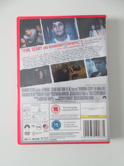 Paranormal Activity: The Marked Ones (DVD) Andrew Jacobs J. Diaz 2014 Region 2
