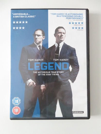 Legend (DVD) Tom Hardy Emily Browning Taron Egerton 2015 Region 2