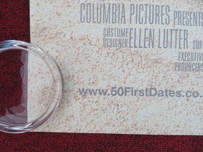50 First Dates UK Quad Rolled Poster Adam Sandler Drew Barrymore 2004