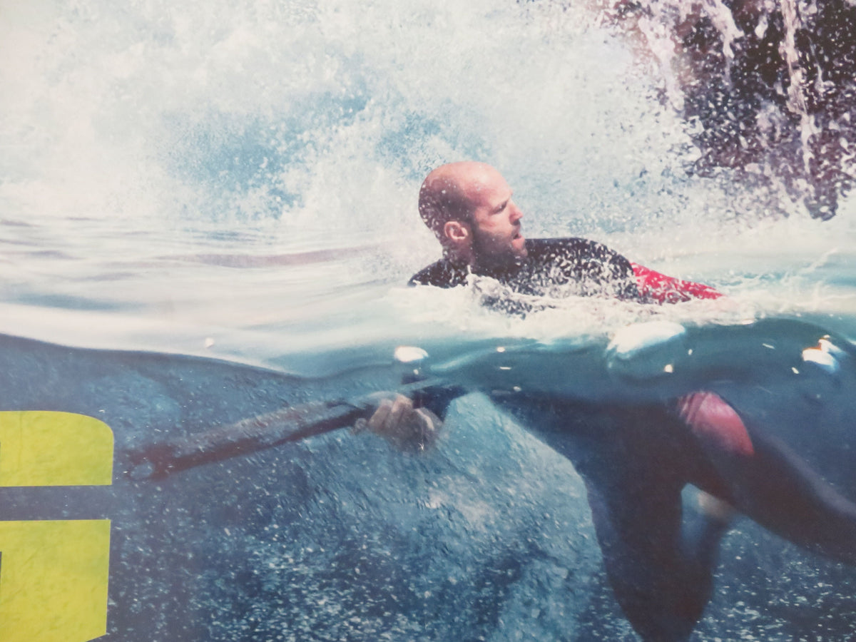 The Meg UK Quad Rolled Poster Jason Statham Bingbing Li Rainn Wilson 2018