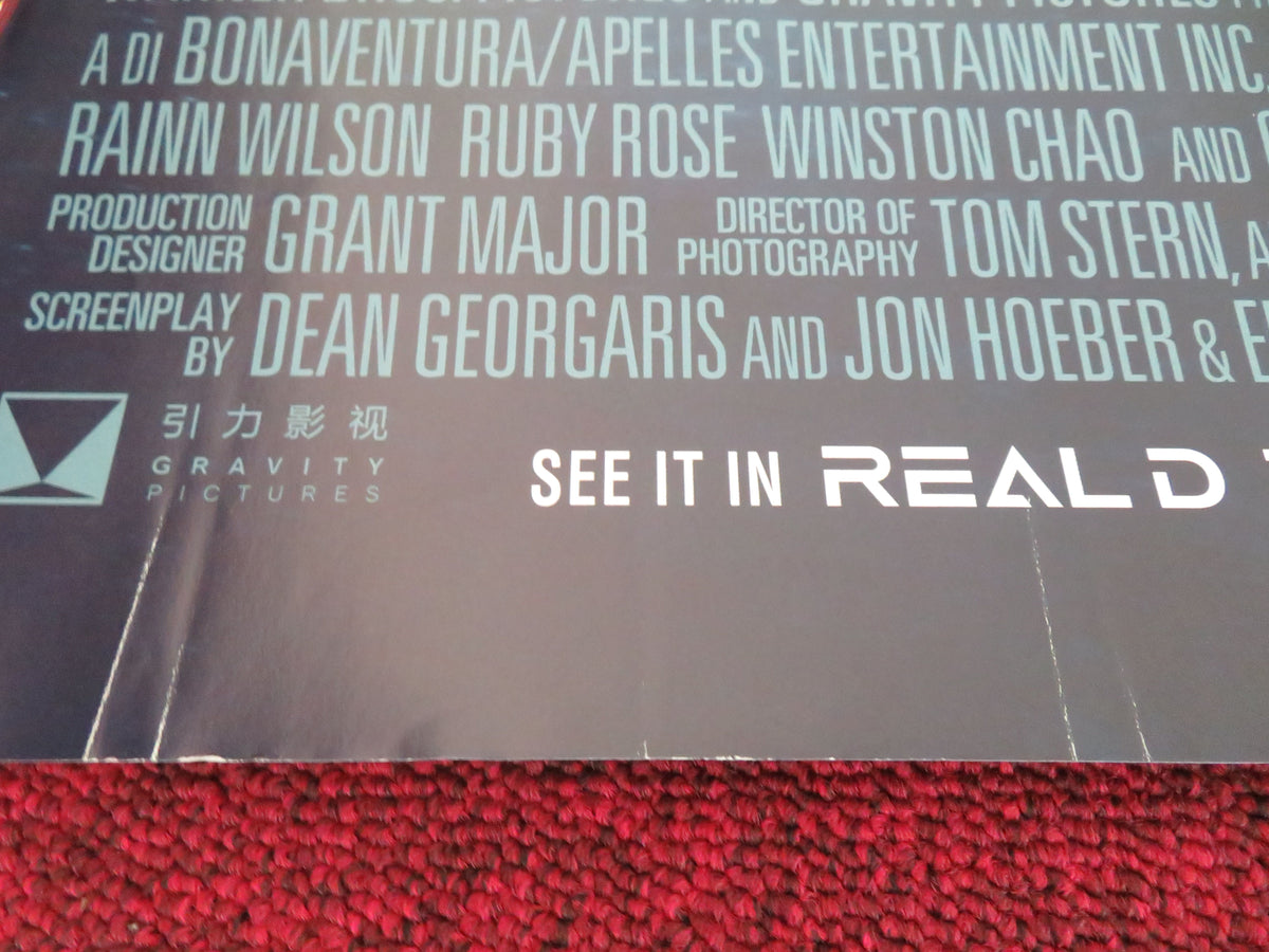 The Meg UK Quad Rolled Poster Jason Statham Bingbing Li Rainn Wilson 2018