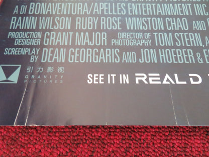 The Meg UK Quad Rolled Poster Jason Statham Bingbing Li Rainn Wilson 2018