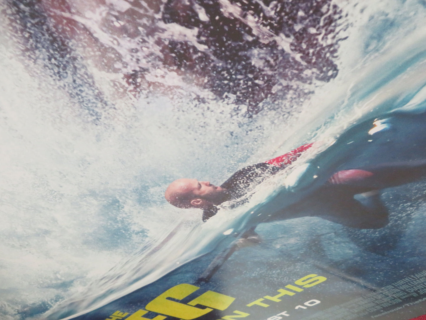 The Meg UK Quad Rolled Poster Jason Statham Bingbing Li Rainn Wilson 2018