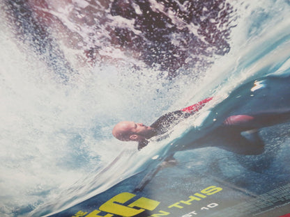 The Meg UK Quad Rolled Poster Jason Statham Bingbing Li Rainn Wilson 2018