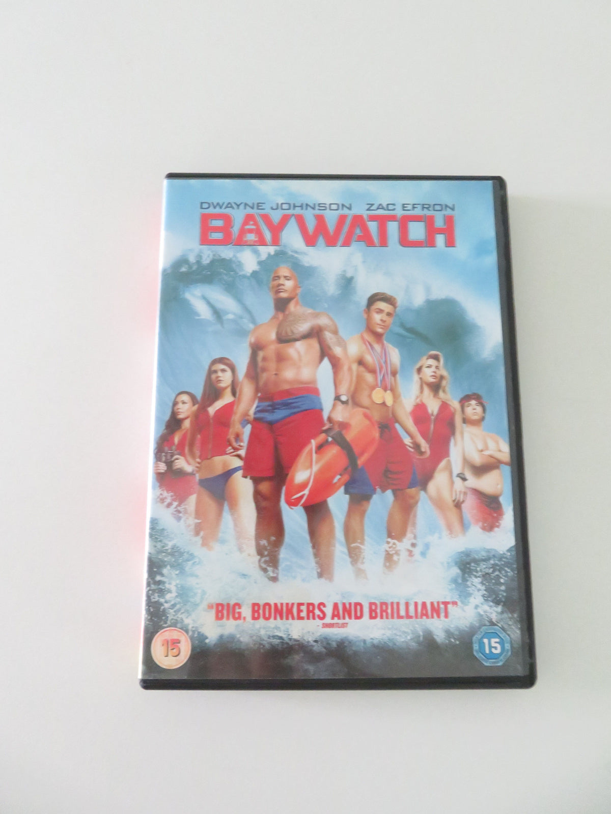 Baywatch (DVD) Dwayne Johnson Zac Efron 2017 Region 2