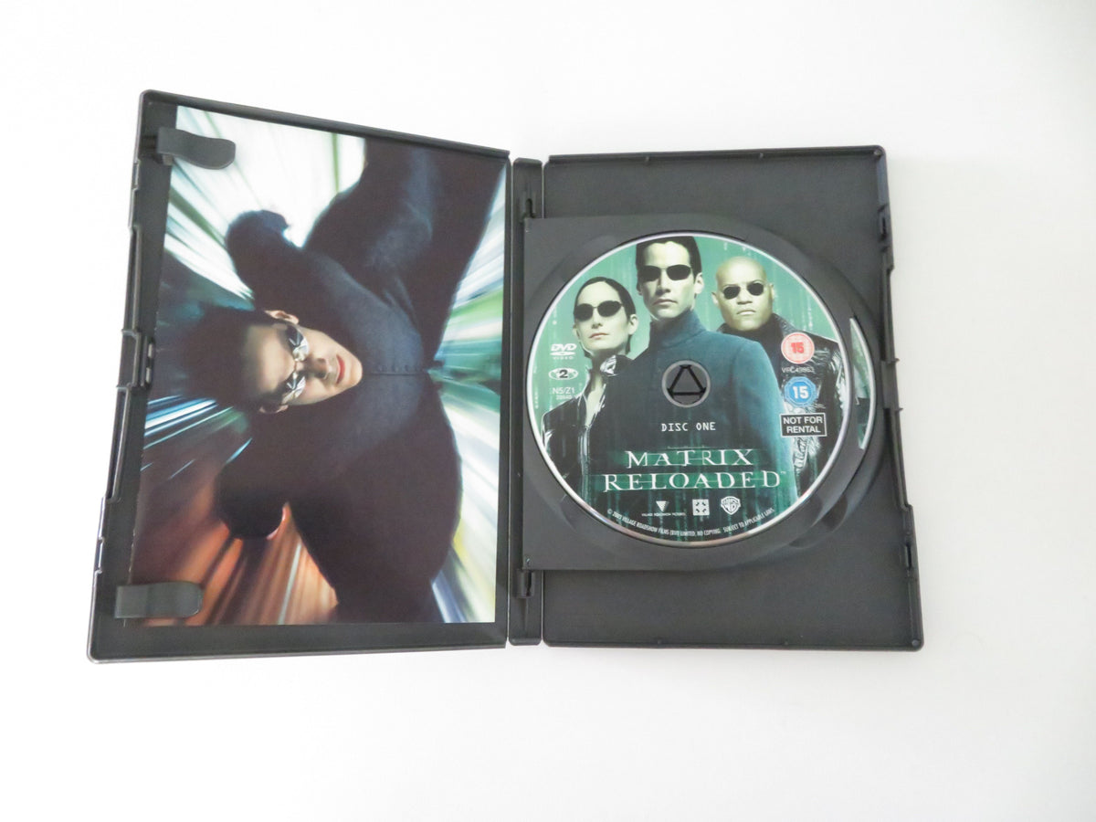 The Matrix Reloaded - 2 Disc (DVD) Keanu Reeves Laurence Fishburne 2003 Region 2