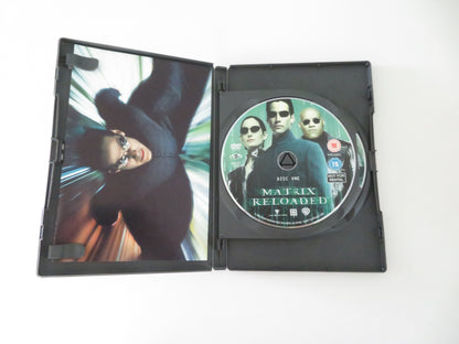 The Matrix Reloaded - 2 Disc (DVD) Keanu Reeves Laurence Fishburne 2003 Region 2