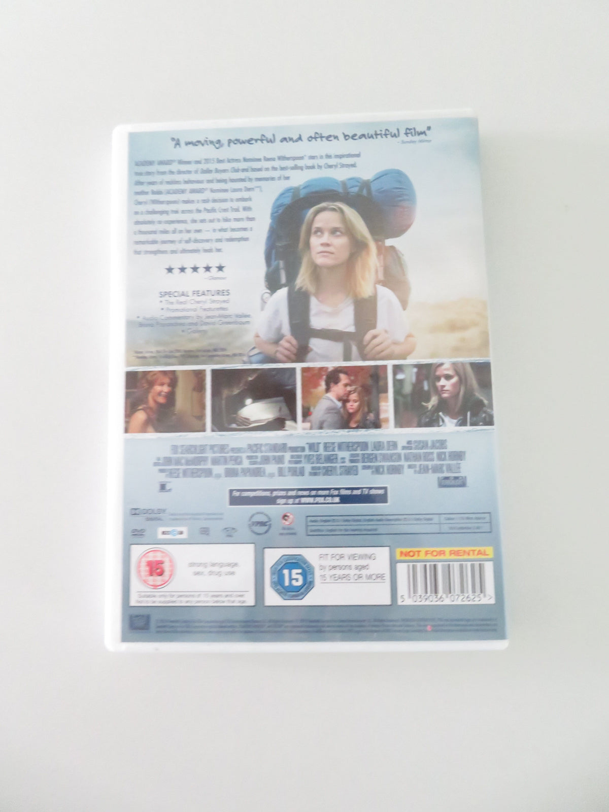 Wild (DVD) Reese Witherspoon Laura Dern 2014 Region 2