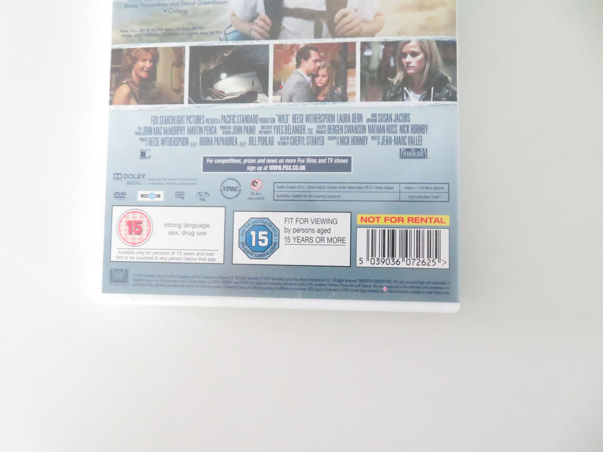 Wild (DVD) Reese Witherspoon Laura Dern 2014 Region 2