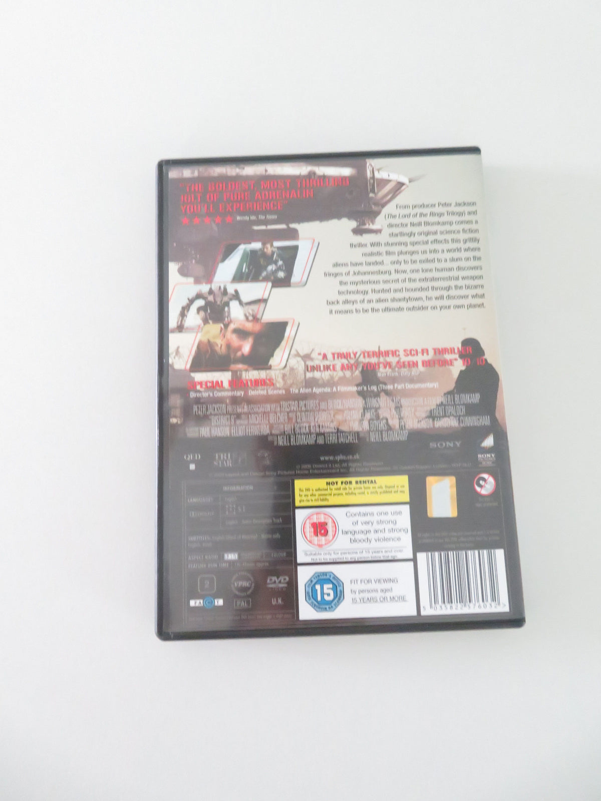 District 9 (DVD) Sharlto Copley David James Jason Cope 2009 Region 2
