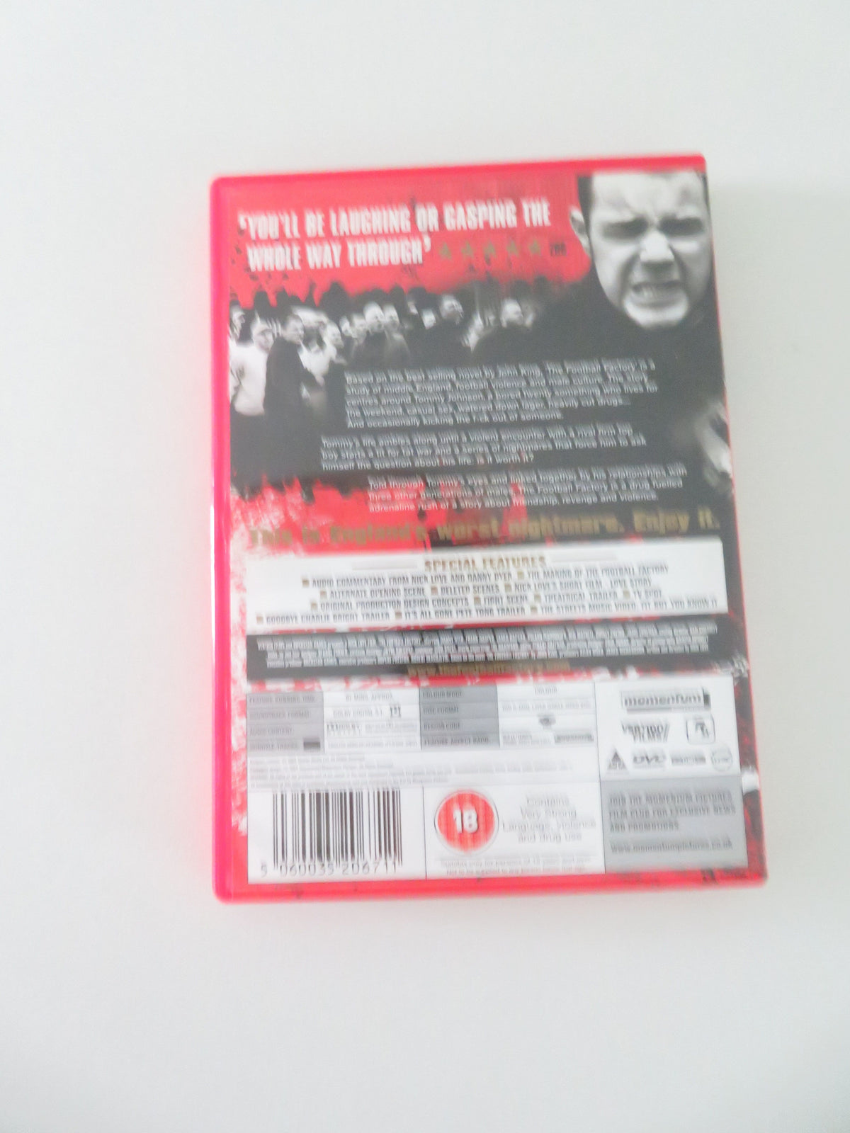 The Football Factory (DVD) Danny Dyer Frank Harper Tamer Hassan 2004 Region 2