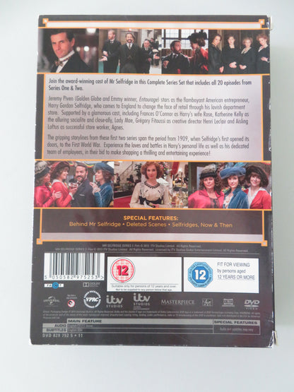 Mr Selfridge - Series One and Two (DVD BoxSet) Jeremy Piven 2013 Region 2,4,5