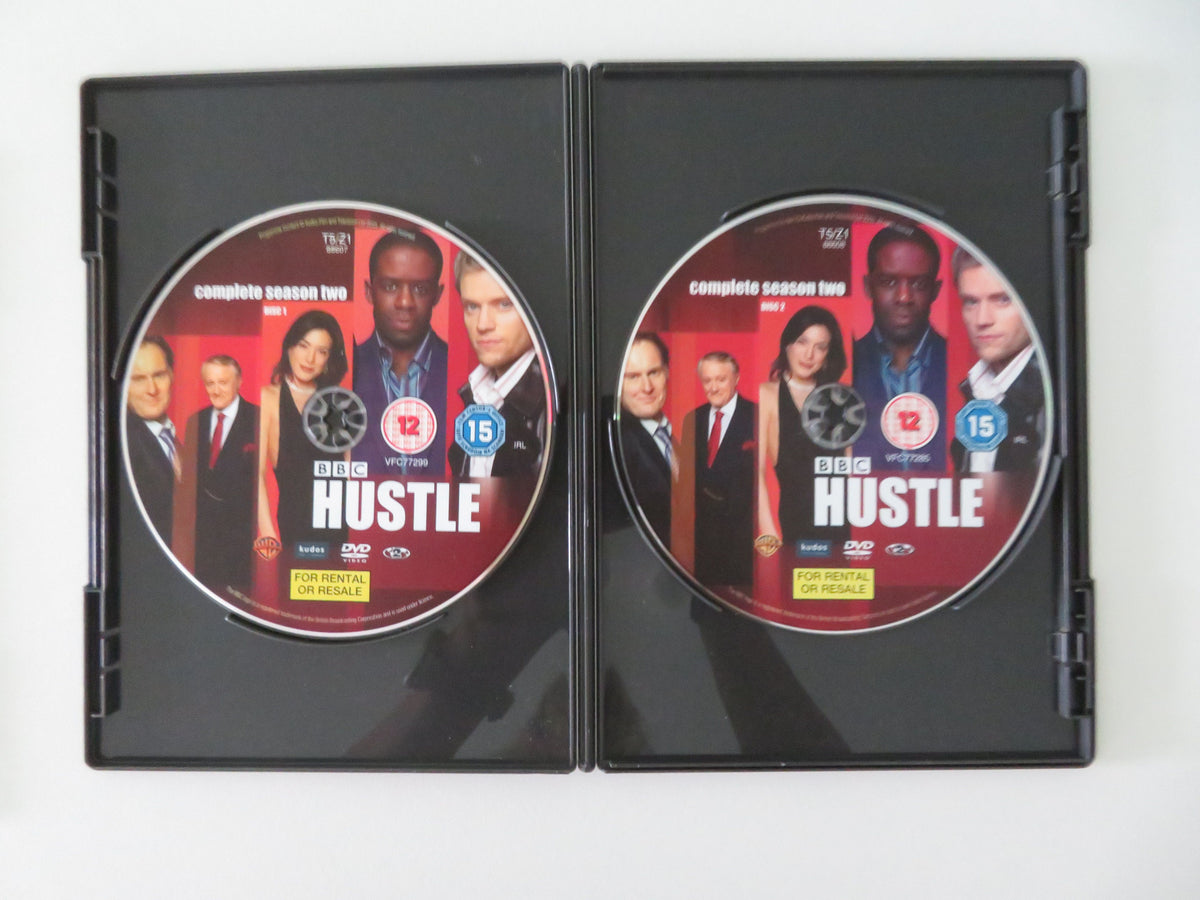 Hustle Complete Seasons, 1, 2, 3 and 4 (DVD BoxSet) R. Glenister 2004 Region 2