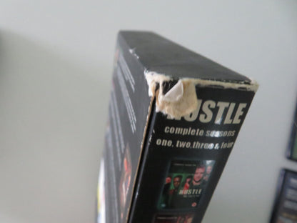 Hustle Complete Seasons, 1, 2, 3 and 4 (DVD BoxSet) R. Glenister 2004 Region 2
