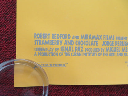 Strawberry & Chocolate US One Sheet Rolled Poster Jorge Perugorría 1993