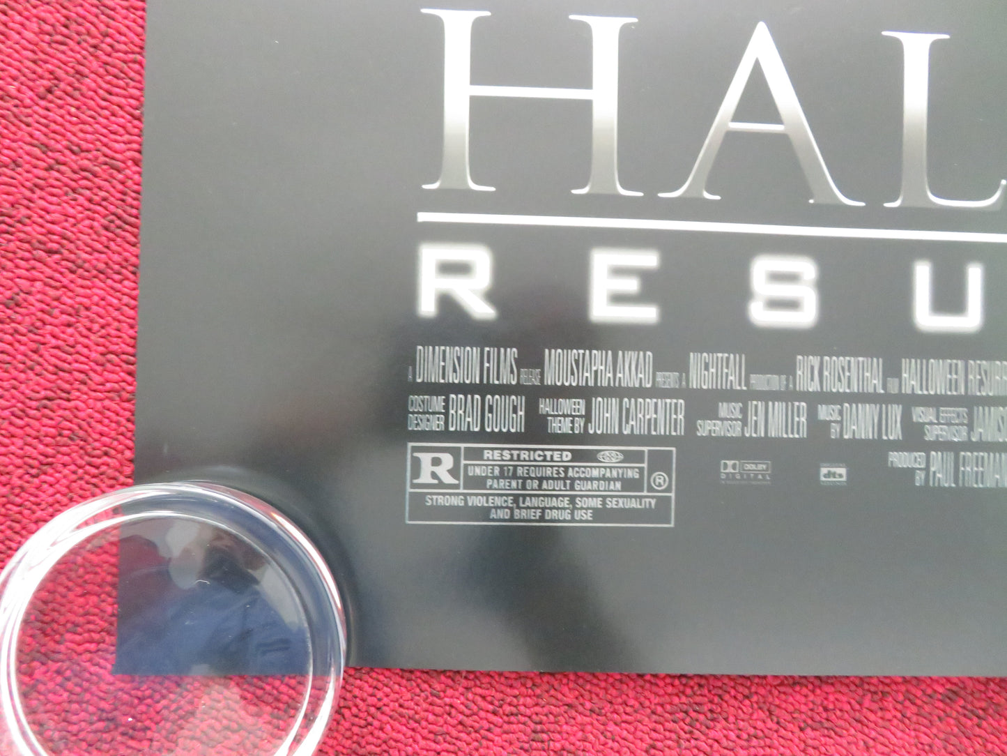 Halloween: Resurrection US One Sheet Rolled Poster Jamie Lee Curtis 2002