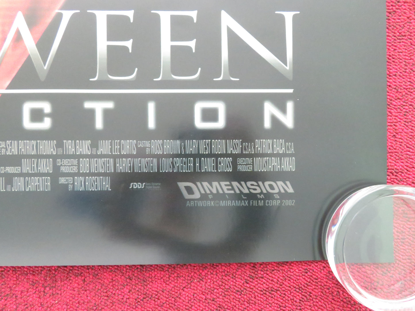 Halloween: Resurrection US One Sheet Rolled Poster Jamie Lee Curtis 2002