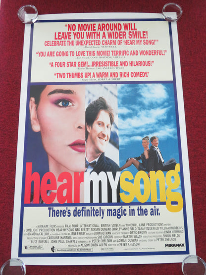 Hear My Song US One Sheet Rolled Poster Tara Fitzgerald Adrian Dunbar 1991