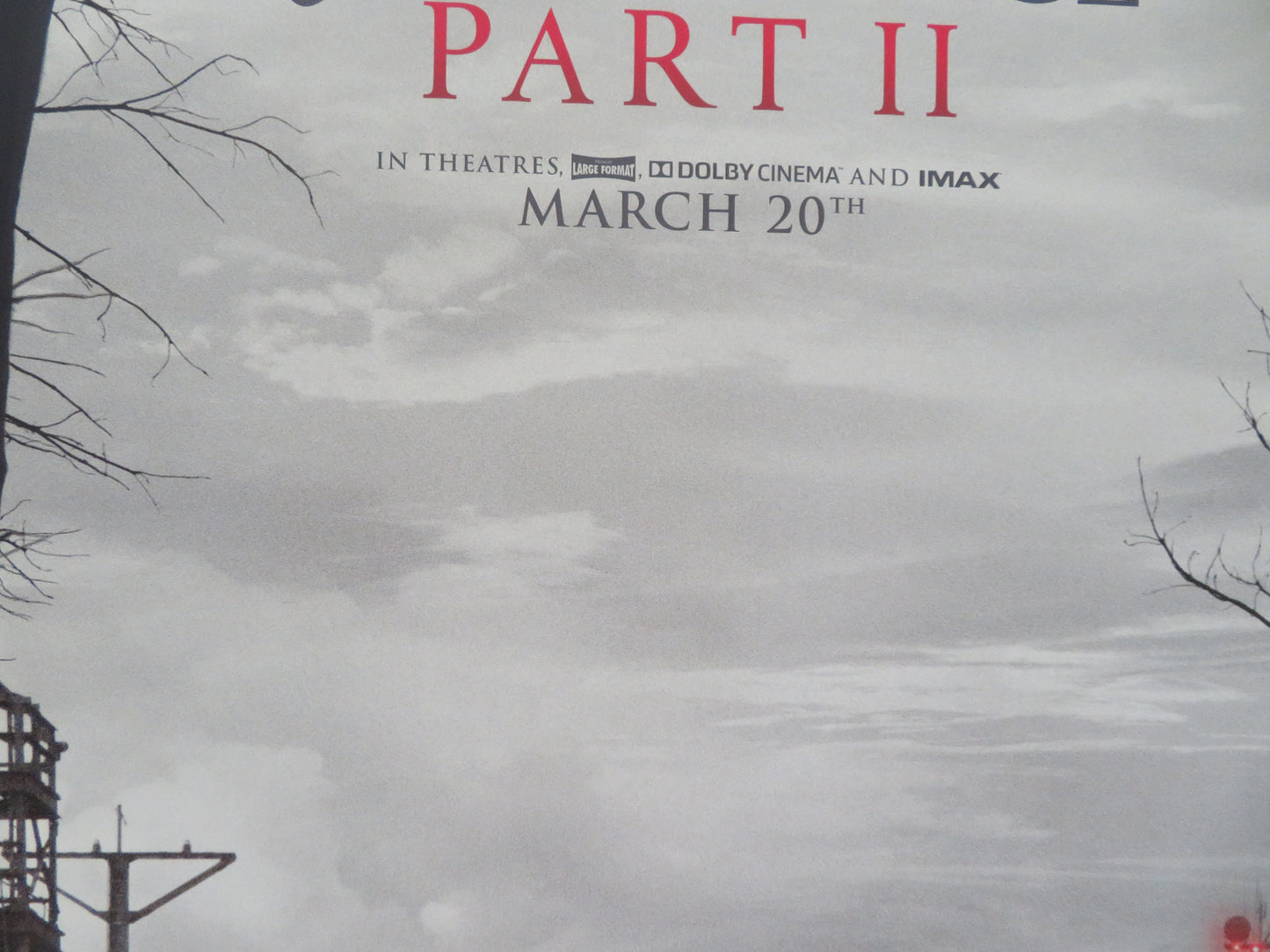 A Quiet Place Part II US One Sheet Rolled Poster Emily Blunt Cillian Murphy 2020