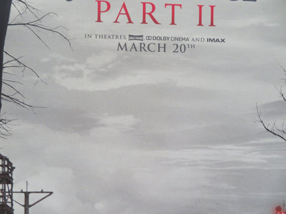 A Quiet Place Part II US One Sheet Rolled Poster Emily Blunt Cillian Murphy 2020