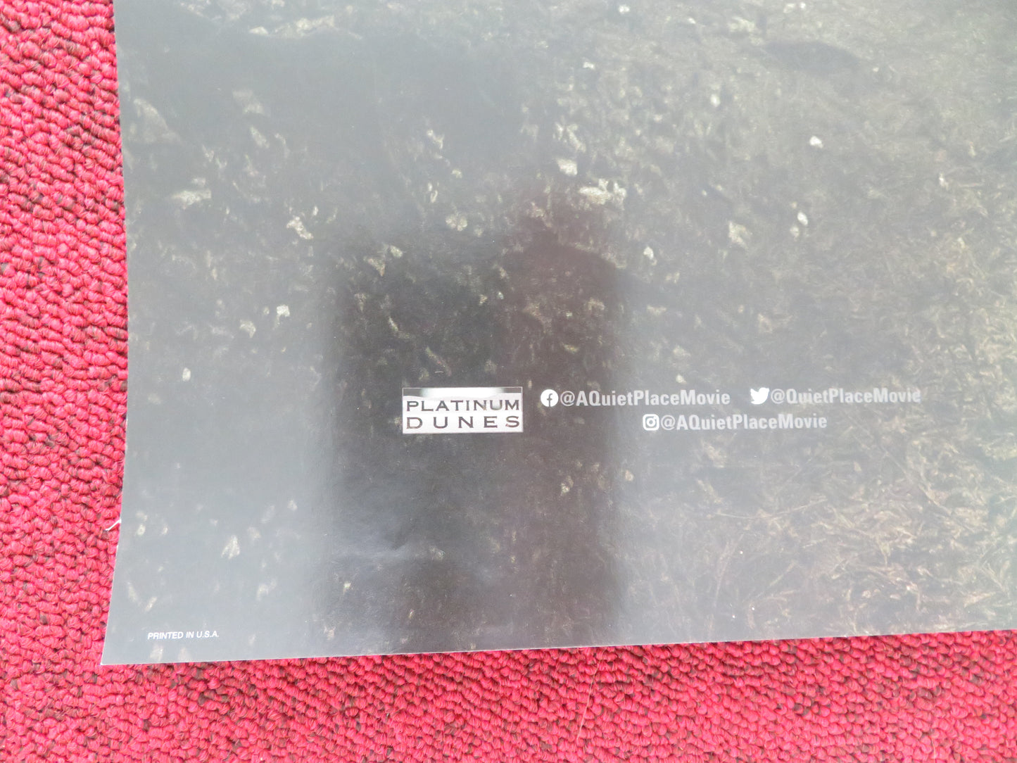 A Quiet Place Part II US One Sheet Rolled Poster Emily Blunt Cillian Murphy 2020