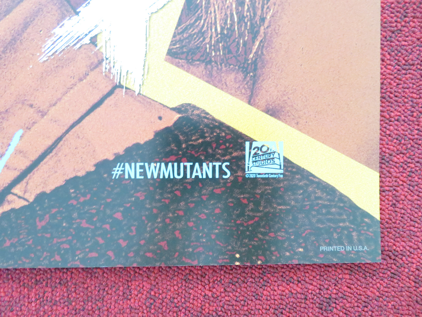 The New Mutants Version B US One Sheet Rolled Poster Marvel Anya Taylor-Joy 2020