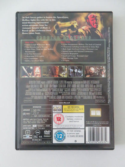 Hellboy (DVD) Ron Perlman Doug Jones Selma Blair 2004 Region 2