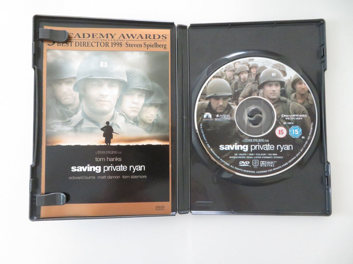 Saving Private Ryan (DVD) Tom Hanks Matt Damon Tom Sizemore 1998 Region 2
