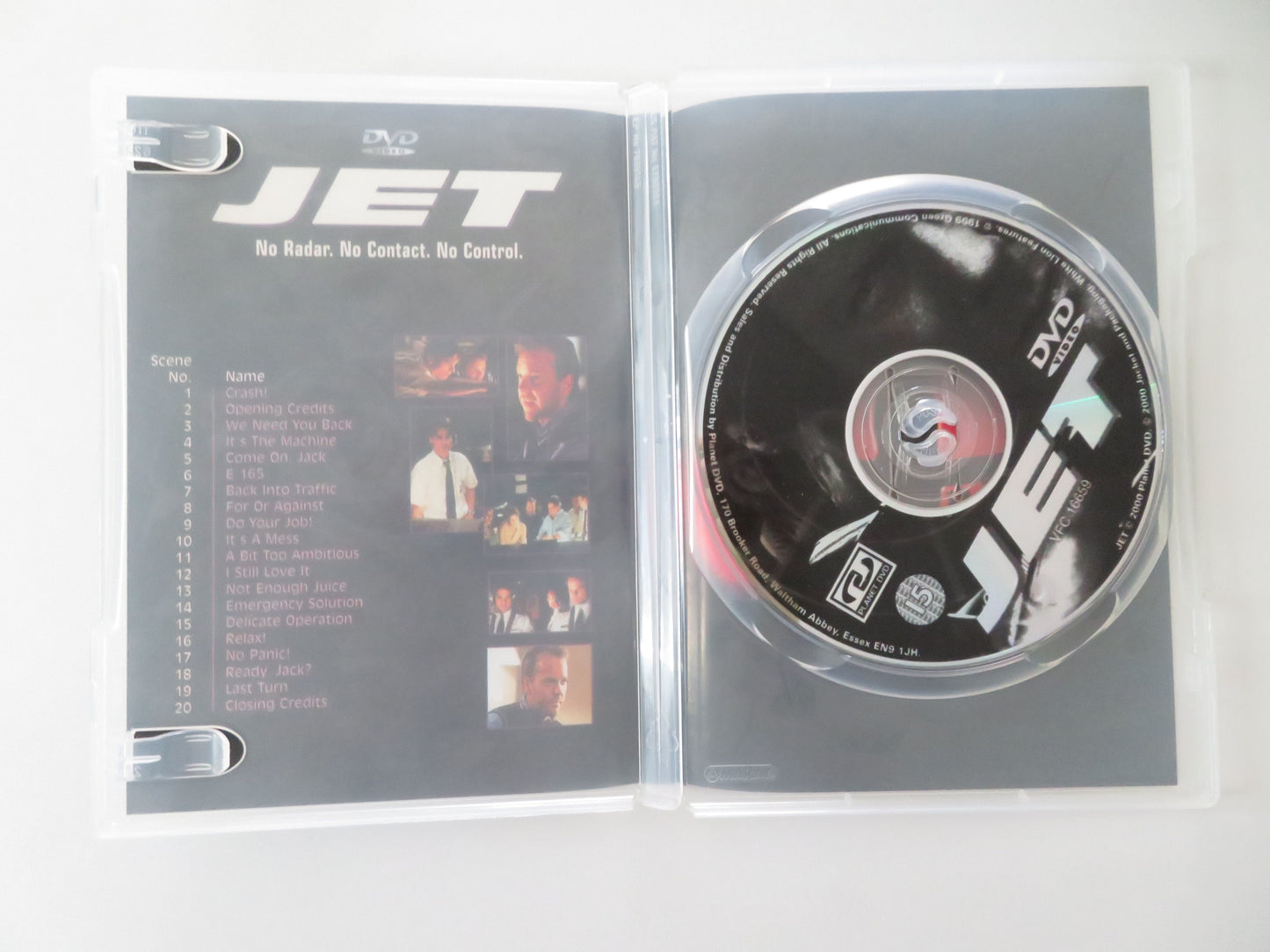 Jet (DVD) Kiefer Sutherland Robert Sean Leonard Kelly McGillis 1998 Region 2