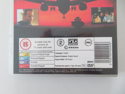Jet (DVD) Kiefer Sutherland Robert Sean Leonard Kelly McGillis 1998 Region 2