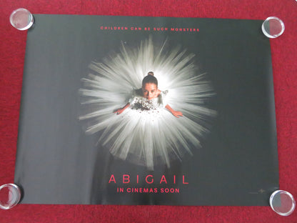 Abigail UK Quad Rolled Poster Melissa Barrera Dan Stevens Alisha Weir 2024