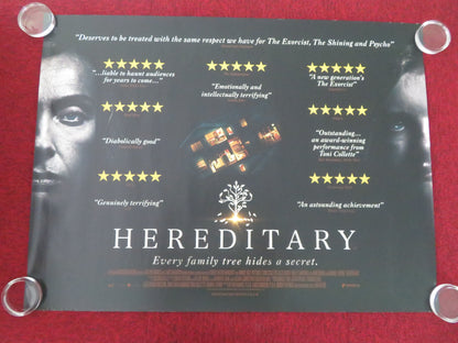 Hereditary UK Quad Rolled Poster Toni Collette Milly Shapiro Gabriel Byrne 2018