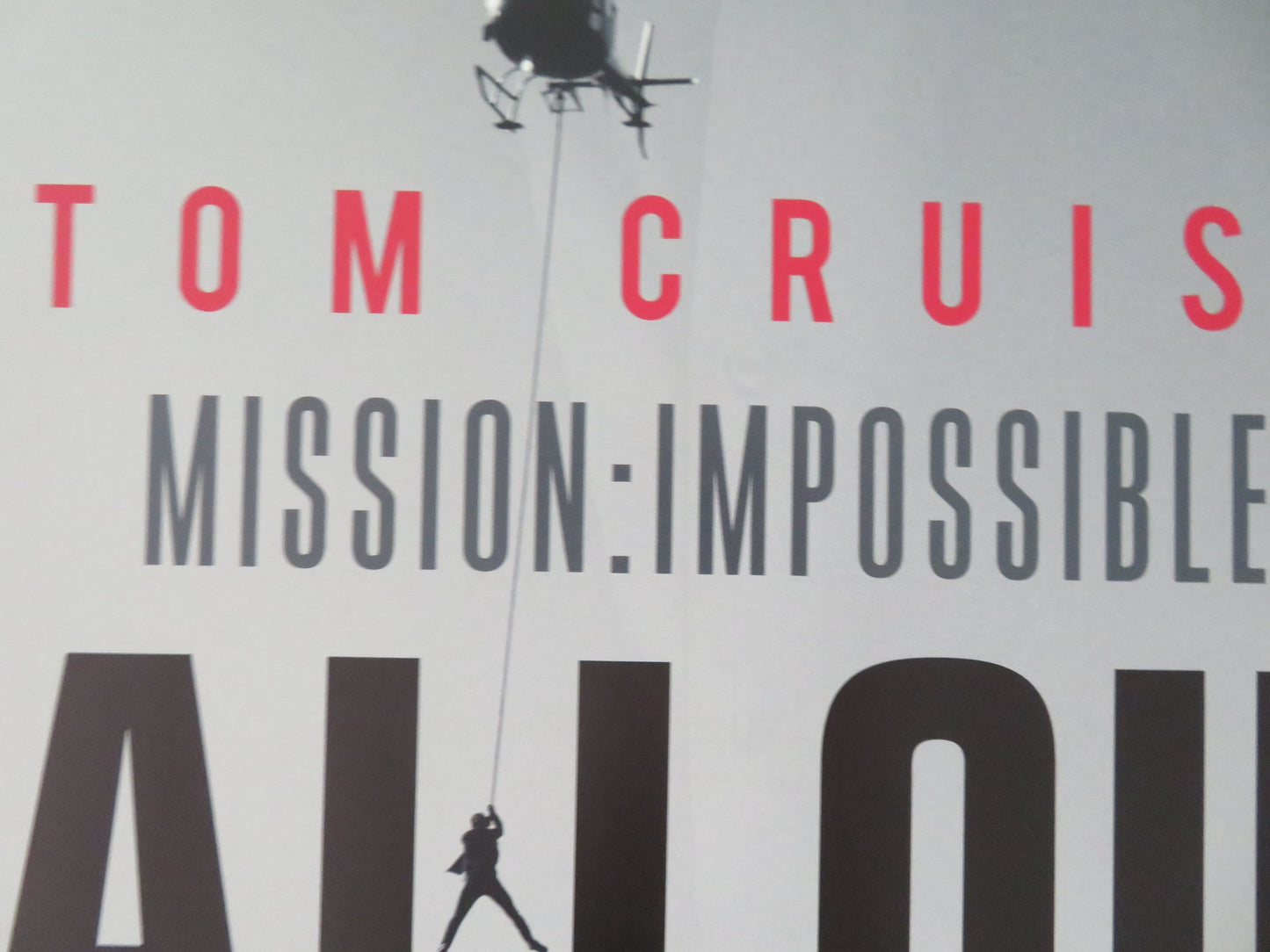 Mission: Impossible - Fallout UK Quad Rolled Poster Tom Cruise Henry Cavill 2018