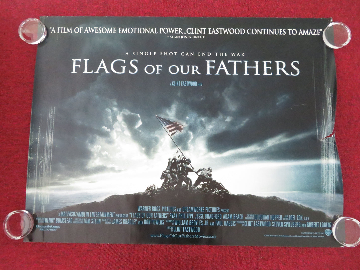 Flags of Our Fathers -B UK Quad Rolled Poster Ryan Phillippe Jesse Bradford 2006